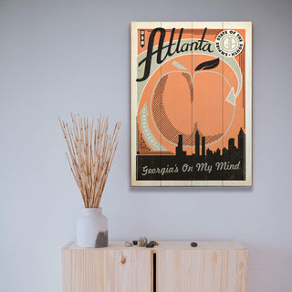 Atlanta Georgia On My Mind - Wood & Metal Wall Art Wood & Metal Wall Art Anderson Design Group