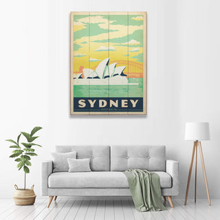 Sydney Opera House - Wood & Metal Wall Art Wood & Metal Wall Art Anderson Design Group