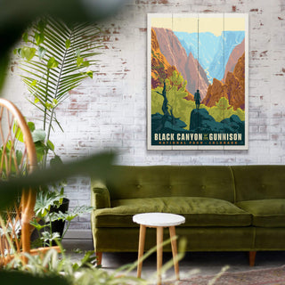 Black Canyon of the Gunnison National Park: The Gorge - Wood & Metal Wall Art Wood & Metal Wall Art Anderson Design Group