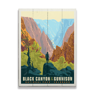 Black Canyon of the Gunnison National Park: The Gorge - Wood & Metal Wall Art Wood & Metal Wall Art Anderson Design Group