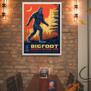 Bigfoot: Yosemite's Mysterious Guardian - Wood & Metal Wall Art Wood & Metal Wall Art Anderson Design Group