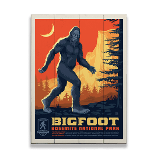 Bigfoot: Yosemite's Mysterious Guardian - Wood & Metal Wall Art Wood & Metal Wall Art Anderson Design Group