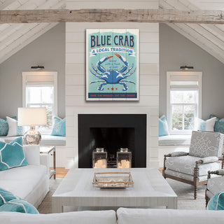 Blue Crab Traditions: Generic - Wood & Metal Wall Art Wood & Metal Wall Art Anderson Design Group