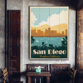 San Diego, California- Wood & Metal Wall Art Wood & Metal Wall Art Anderson Design Group