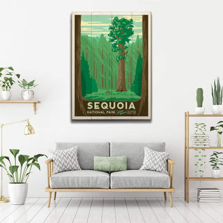 Sequoia National Park - Wood & Metal Wall Art Wood & Metal Wall Art Anderson Design Group