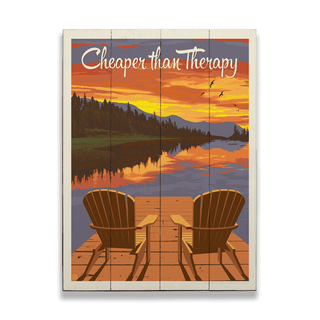 Cheaper Than Therapy: Generic - Wood & Metal Wall Art Wood & Metal Wall Art Anderson Design Group
