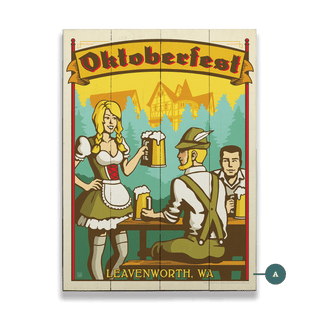 Oktoberfest: Personalized - Wood & Metal Wall Art Wood & Metal Wall Art Anderson Design Group