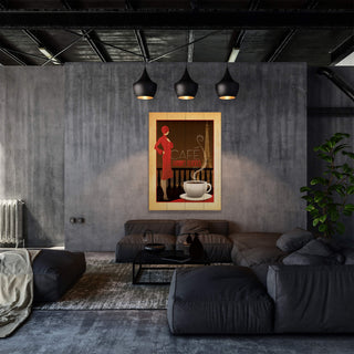 Cafe Champs Elysees - Wood & Metal Wall Art Wood & Metal Wall Art Anderson Design Group
