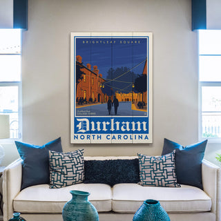 Durham, North Carolina - Wood & Metal Wall Art Wood & Metal Wall Art Anderson Design Group