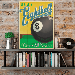 Eightball Lounge - Wood & Metal Wall Art Wood & Metal Wall Art Anderson Design Group