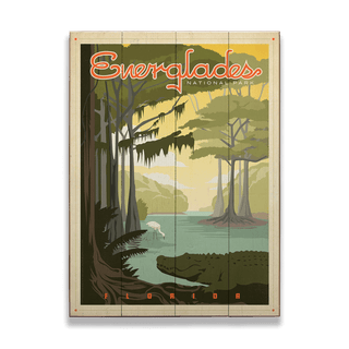 Everglades National Park - Wood & Metal Wall Art Wood & Metal Wall Art Anderson Design Group