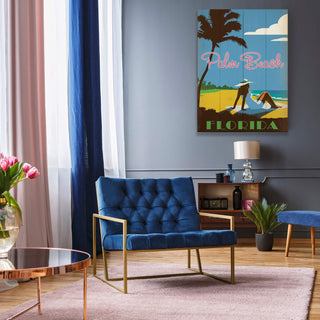 Palm Beach, Florida - Wood & Metal Wall Art Wood & Metal Wall Art Anderson Design Group