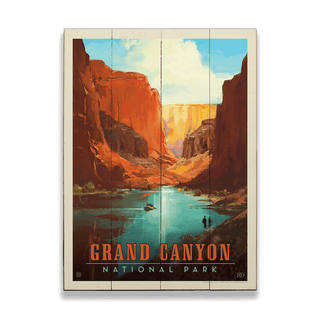 Grand Canyon National Park: River Expedition - Wood & Metal Wall Art Wood & Metal Wall Art Anderson Design Group