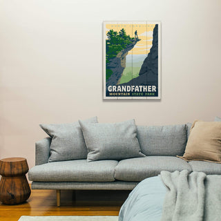 Grandfather Mountain State Park - Wood & Metal Wall Art Wood & Metal Wall Art Anderson Design Group