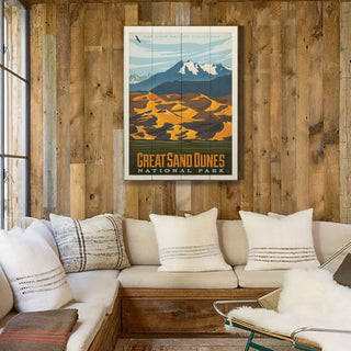 Great Sand Dunes National Park - Wood & Metal Wall Art Wood & Metal Wall Art Anderson Design Group