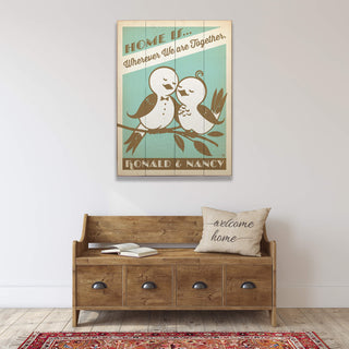Home Is... Wherever We Are Together - Wood & Metal Wall Art Wood & Metal Wall Art Anderson Design Group