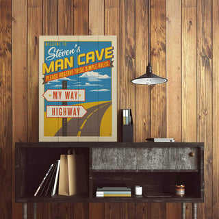 My Way or the Highway - Wood & Metal Wall Art Wood & Metal Wall Art Anderson Design Group