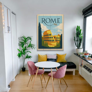 Rome, Italy - Wood & Metal Wall Art Wood & Metal Wall Art Anderson Design Group