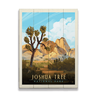 Joshua Tree National Park: Windswept Wonder - Wood & Metal Wall Art Wood & Metal Wall Art Anderson Design Group