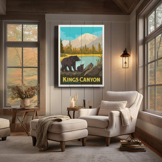 King's Canyon National Park - Wood & Metal Wall Art Wood & Metal Wall Art Anderson Design Group