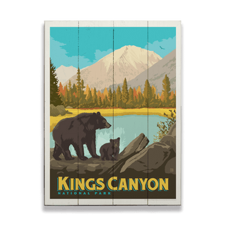 King's Canyon National Park - Wood & Metal Wall Art Wood & Metal Wall Art Anderson Design Group
