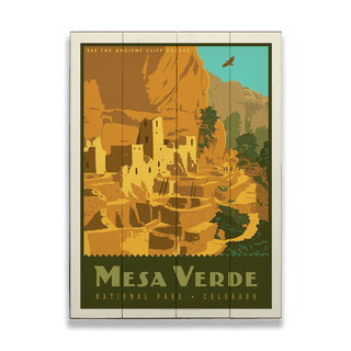 Mesa Verde National Park - Wood & Metal Wall Art Wood & Metal Wall Art Anderson Design Group