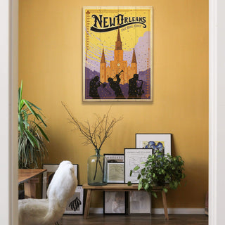 New Orleans: The Big Easy - Wood & Metal Wall Art Wood & Metal Wall Art Anderson Design Group
