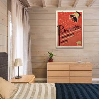 Philadelphia: The City of Brotherly Love - Wood & Metal Wall Art Wood & Metal Wall Art Anderson Design Group