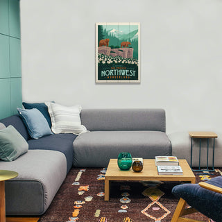Pacific Northwest Wonderland - Wood & Metal Wall Art Wood & Metal Wall Art Anderson Design Group