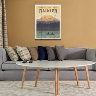 Mount Rainer National Park - Wood & Metal Wall Art Wood & Metal Wall Art Anderson Design Group