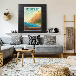 Sleeping Bear Dunes - Wood & Metal Wall Art Wood & Metal Wall Art Anderson Design Group