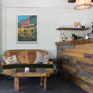 Seattle: Pike Place Market - Wood & Metal Wall Art Wood & Metal Wall Art Anderson Design Group
