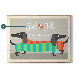 Love at First Sniff - Wood & Metal Wall Art Wood & Metal Wall Art Anderson Design Group Wood 12" x 9"
