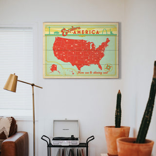 Explore America - Wood & Metal Wall Art Wood & Metal Wall Art Anderson Design Group