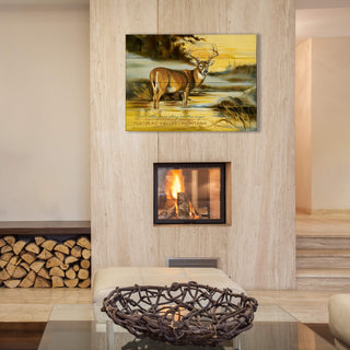 The Flathead Buck - Wood & Metal Wall Art Wood & Metal Wall Art Marilynn Dwyer Mason