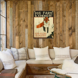 Fox Farm Lodge - Wood & Metal Wall Art Wood & Metal Wall Art Curtis Publishing