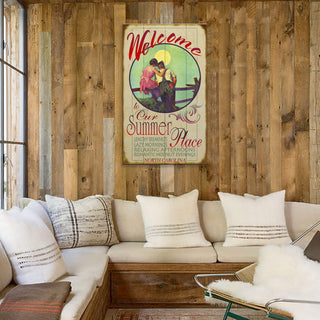 Welcome to our Summer Place - Wood & Metal Wall Art Wood & Metal Wall Art Curtis Publishing