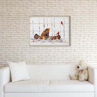 If a Bear had a Boat - Wood & Metal Wall Art Wood & Metal Wall Art Dean Crouser