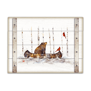 If a Bear Had a Boat - Wood Plank Wall Art Wood & Metal Wall Art Dean Crouser