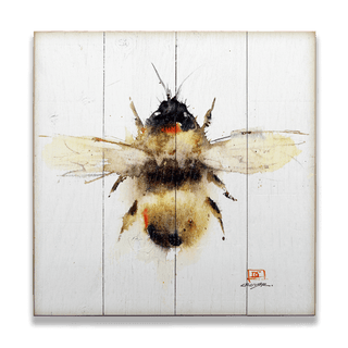 Defying Gravity Bumblebee - Wood & Metal Wall Art Wood & Metal Wall Art Dean Crouser Wood 10.5" x 10.5"