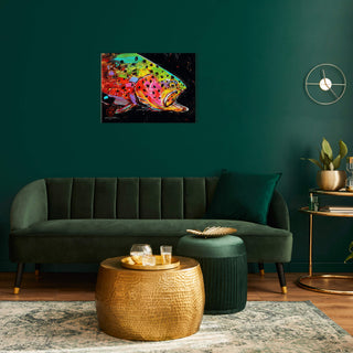 Crazy Trout - Wood & Metal Wall Art Wood & Metal Wall Art Dean Crouser