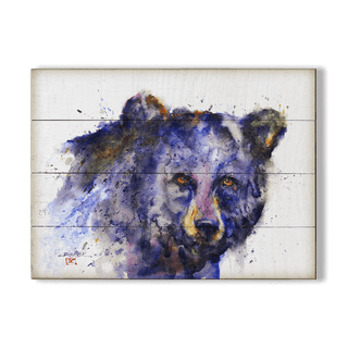 Determined Bear - Wood & Metal Wall Art Wood & Metal Wall Art Dean Crouser Wood 12" x 9"