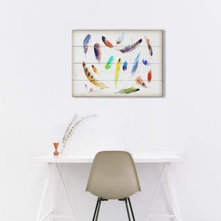 Falling Feathers - Wood & Metal Wall Art Wood & Metal Wall Art Dean Crouser