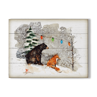 Festive Companions - Wood & Metal Wall Art Wood & Metal Wall Art Dean Crouser Wood 12" x 9"