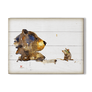 Unexpected Friendship - Wood & Metal Wall Art Wood & Metal Wall Art Dean Crouser Wood 12" x 9"
