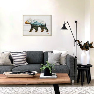 Forest Bear - Wood & Metal Wall Art Wood & Metal Wall Art Dean Crouser