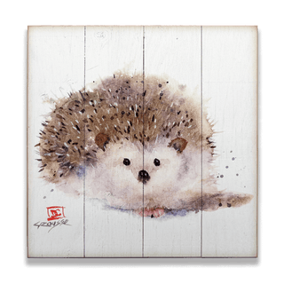 Hedgehog - Wood & Metal Wall Art Wood & Metal Wall Art Dean Crouser Wood 10.5" x 10.5"
