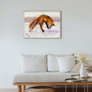 Jumping Fox - Wood & Metal Wall Art Wood & Metal Wall Art Dean Crouser