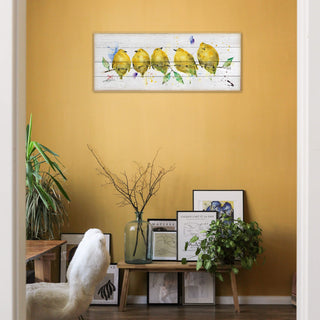 Lemon Birds - Wood & Metal Wall Art Wood & Metal Wall Art Dean Crouser