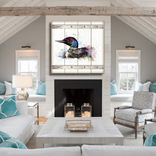 Loon on the Lake - Wood Plank Wall Art Wood & Metal Wall Art Dean Crouser
